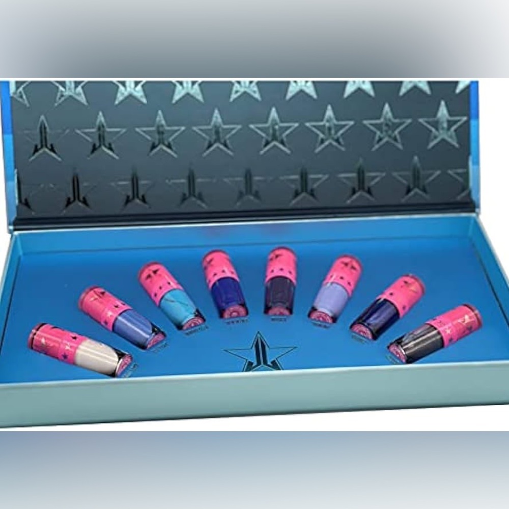 Jeffree Star Cosmetics Mini Blue Blood Velour Lipstick Bundle - 8 Shades🩵💙